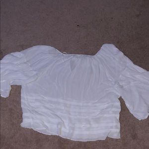 Off the shoulder blouse